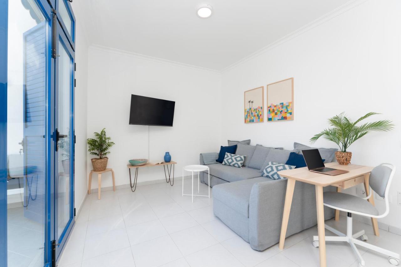 Agaete White&Blue House Apartment Exterior photo